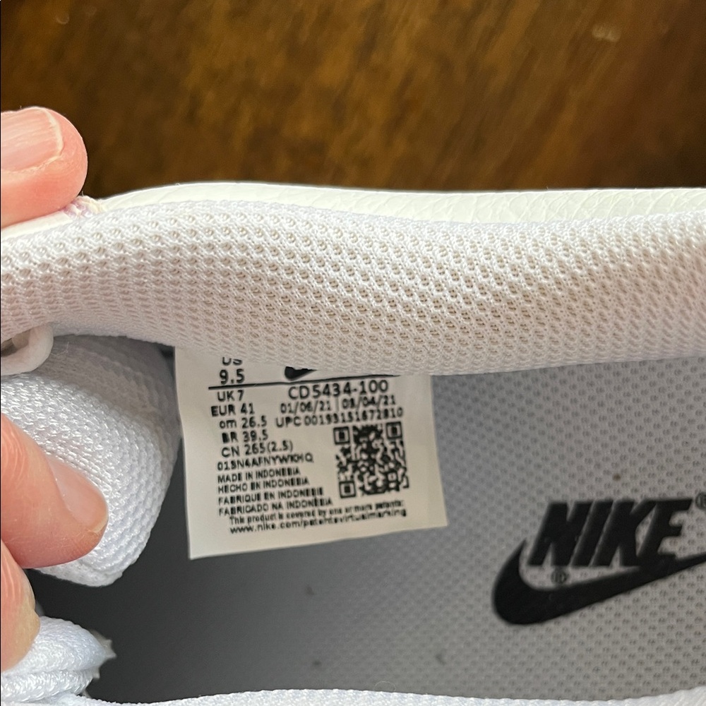 Nike White Low-Top Leather Sneakers
New size 9.5 women’s - Picture 8 of 8